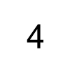 A scalar, the number 4